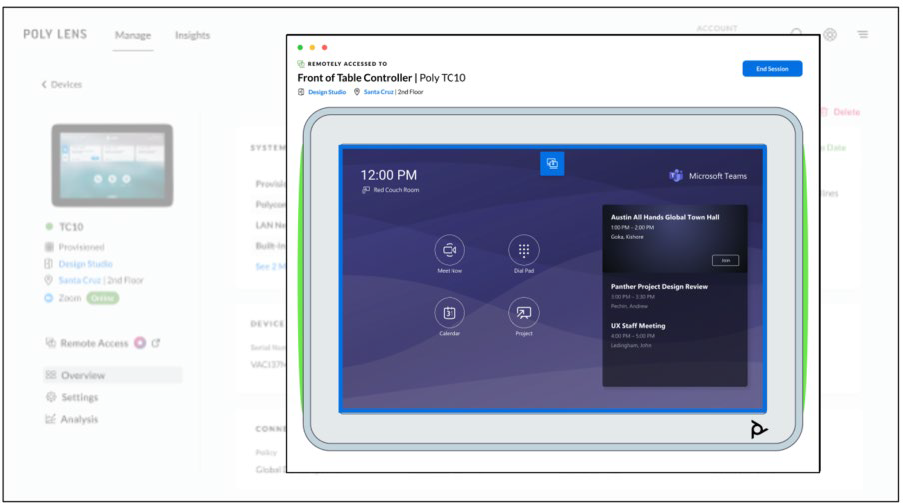 Remote Access Front of Table Controller