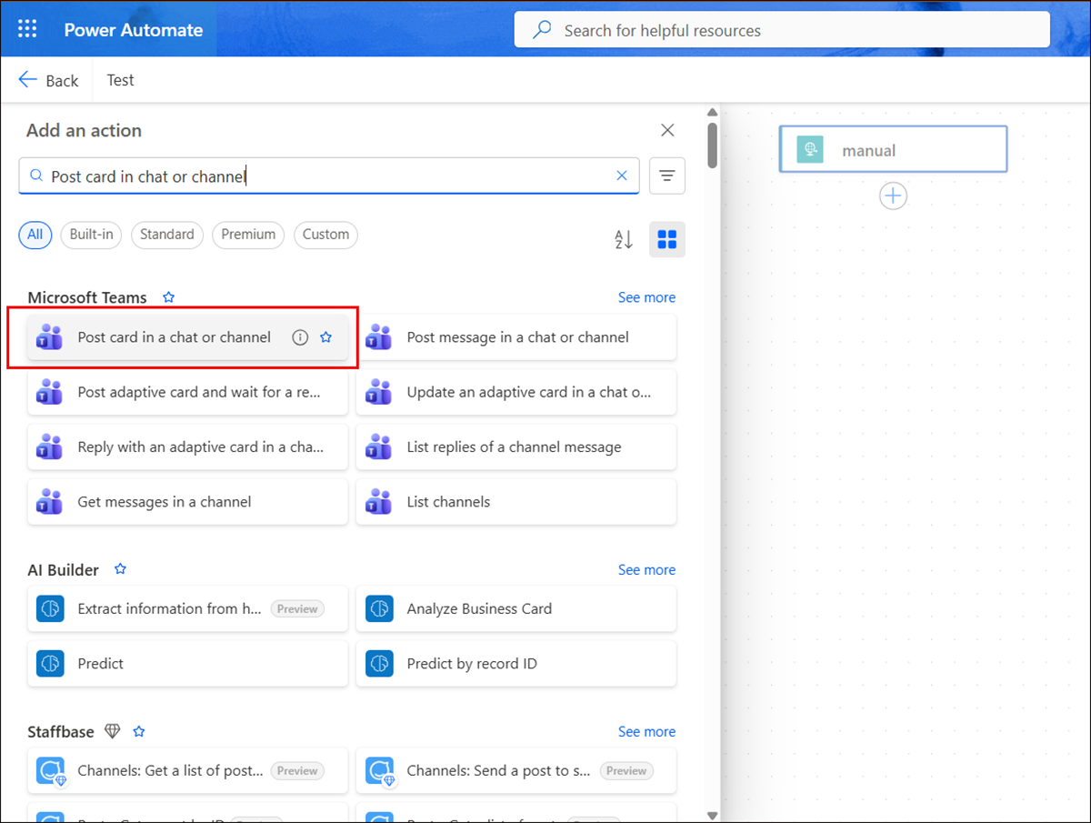 Power Automate - Add an Action
