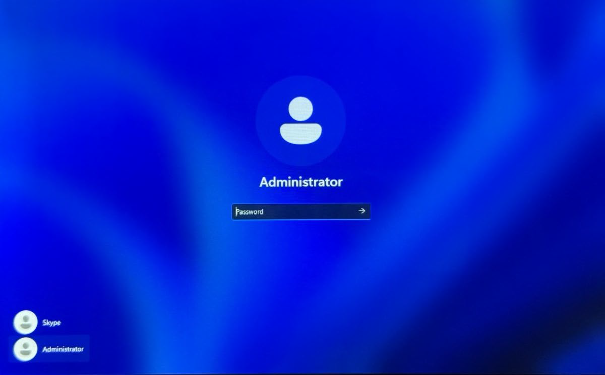 Graphic of a TC device Administrator Login page